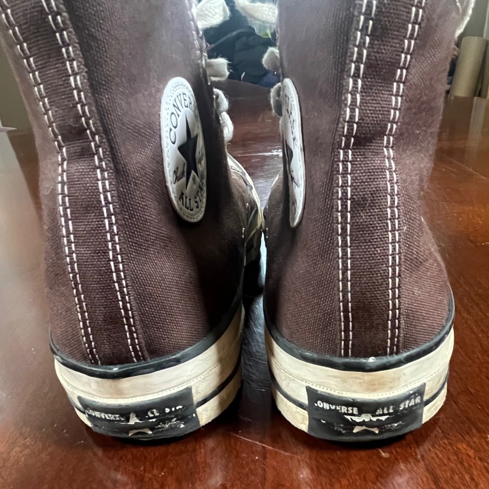 Converse Chuck Taylor All Star 70 High Top Brown Canvas Sneakers 170551C Mens 7 - Picture 6 of 14